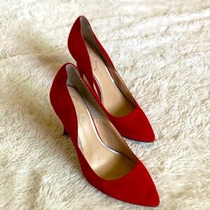 Red pump - great for the holidays!